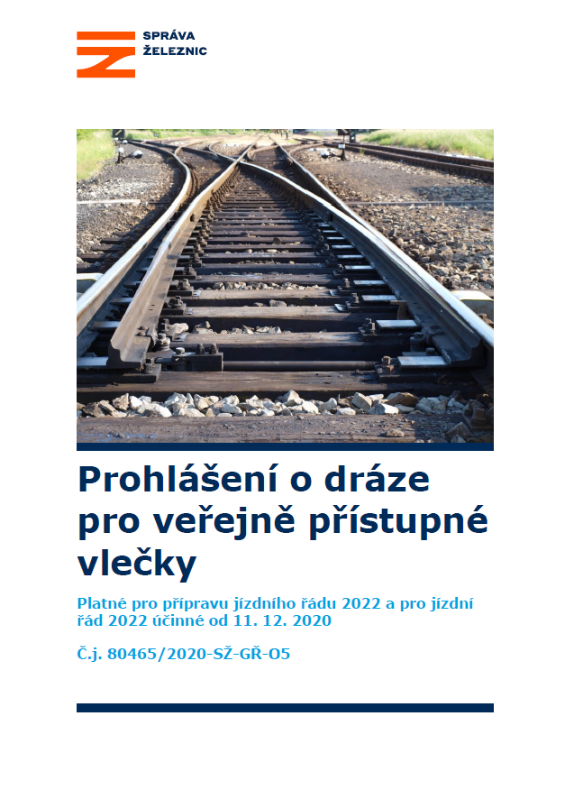 Prohlášení o dráze pro veřejně přístupné vlečky